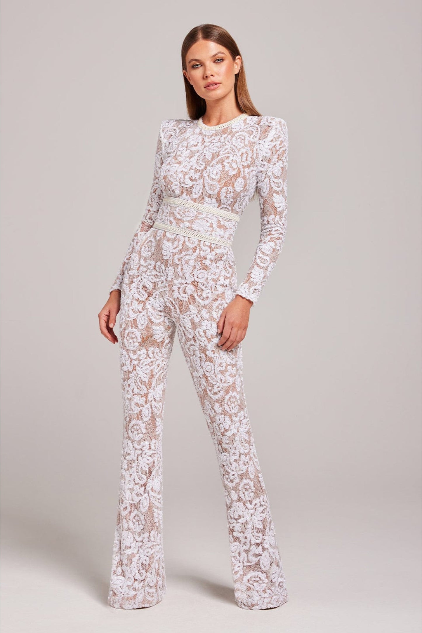 AmeliaLuxe™ Lace Jumpsuit — Elegance That Flatters Every Curve