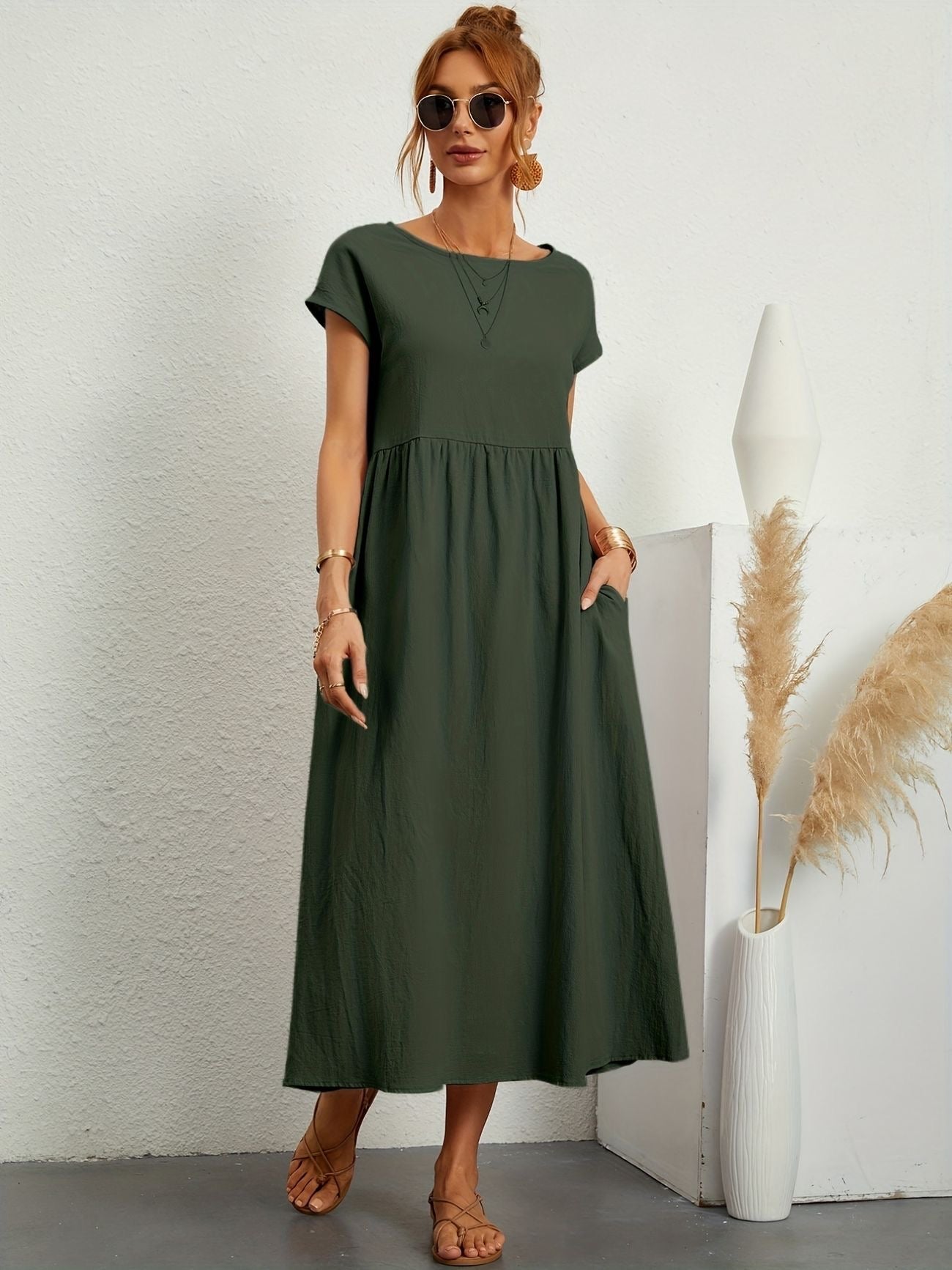 VeloraEase™ Dress — Effortless Comfort, Flattering Silhouette