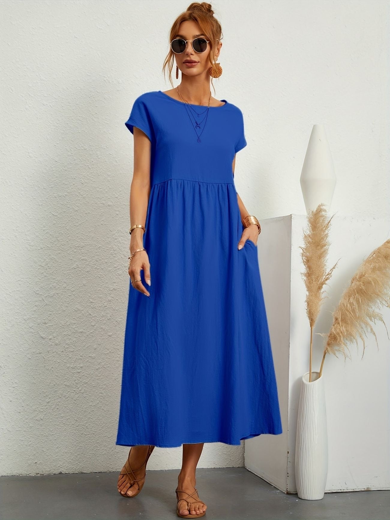 VeloraEase™ Dress — Effortless Comfort, Flattering Silhouette