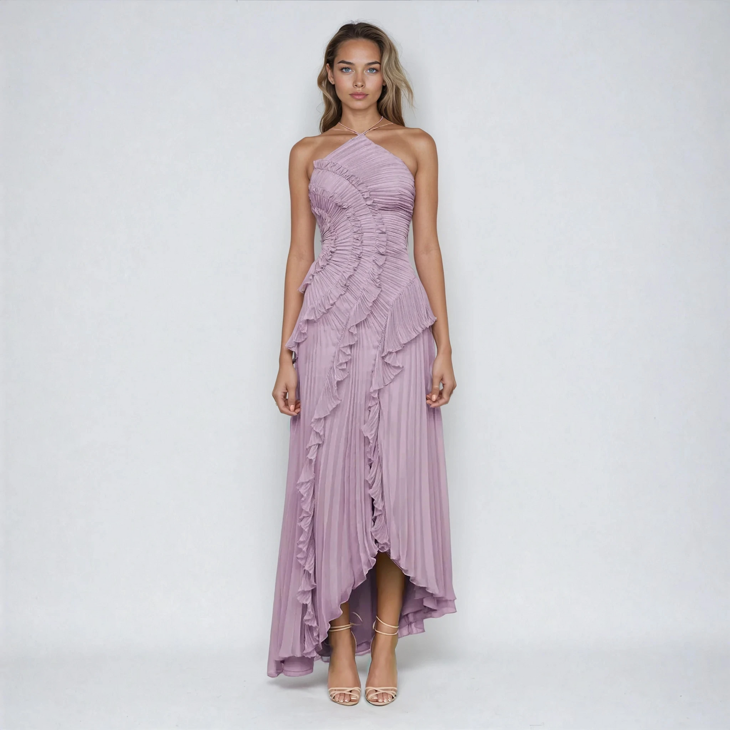 Lilac Maxi™ — Graceful Ruffles, Effortless Flow