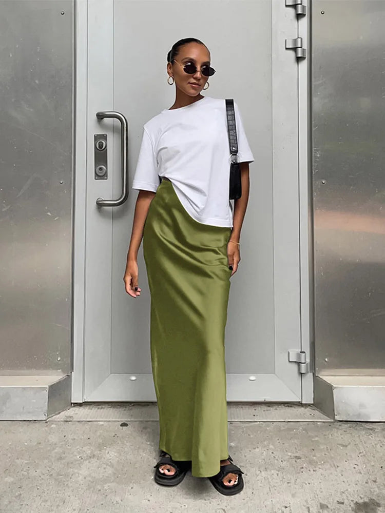 Arabelé Luxe Maxi Skirt™ — Flowing Elegance, All-Day Comfort