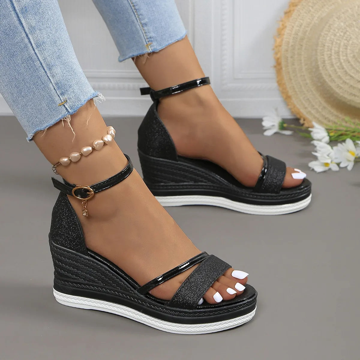 SorenaStride™ Sandals — Sleek Support With Featherlight Ease