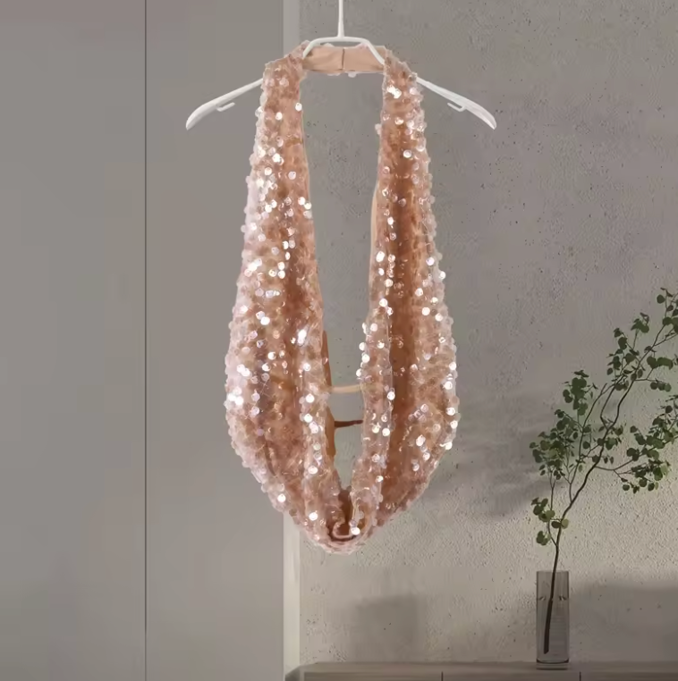 Sheer Mesh Halter™ — Airy Fit with Floral Grace