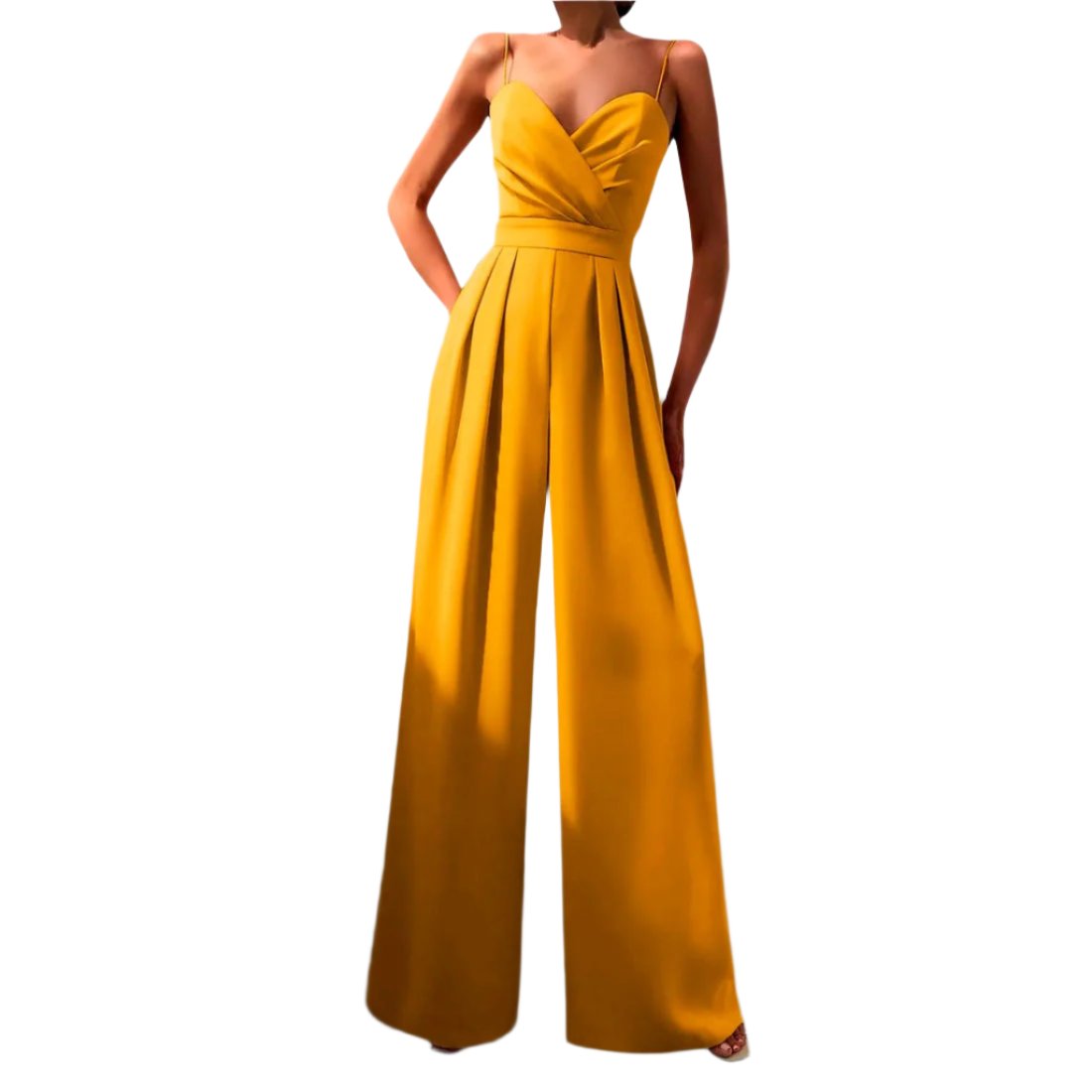 Effortless Elegance Jumpsuit™ — Flattering Waist, Flowing Comfort