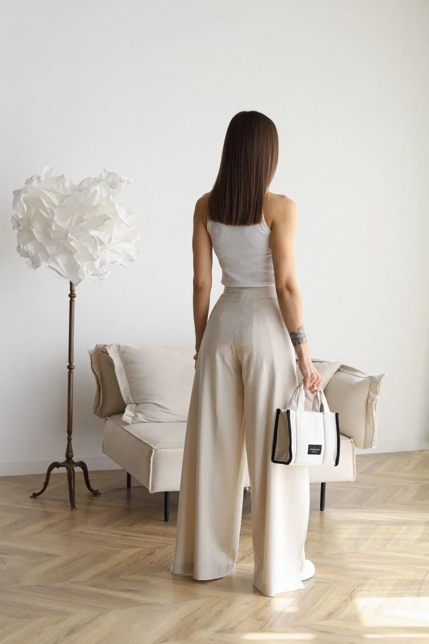 VeloraEase™ Linen Pants — Sculpted Waist, Effortless Flow