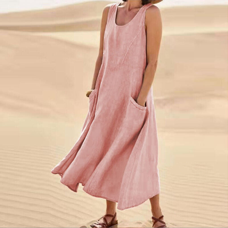 AlaraFlow™ Dress — Breathable Ease, All-Day Chic