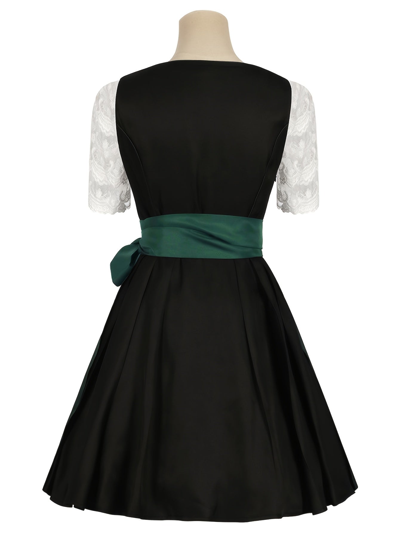 DirndlLuxe Classic Vintage Dirndl Dress – Traditional Bavarian Embroidered Costume