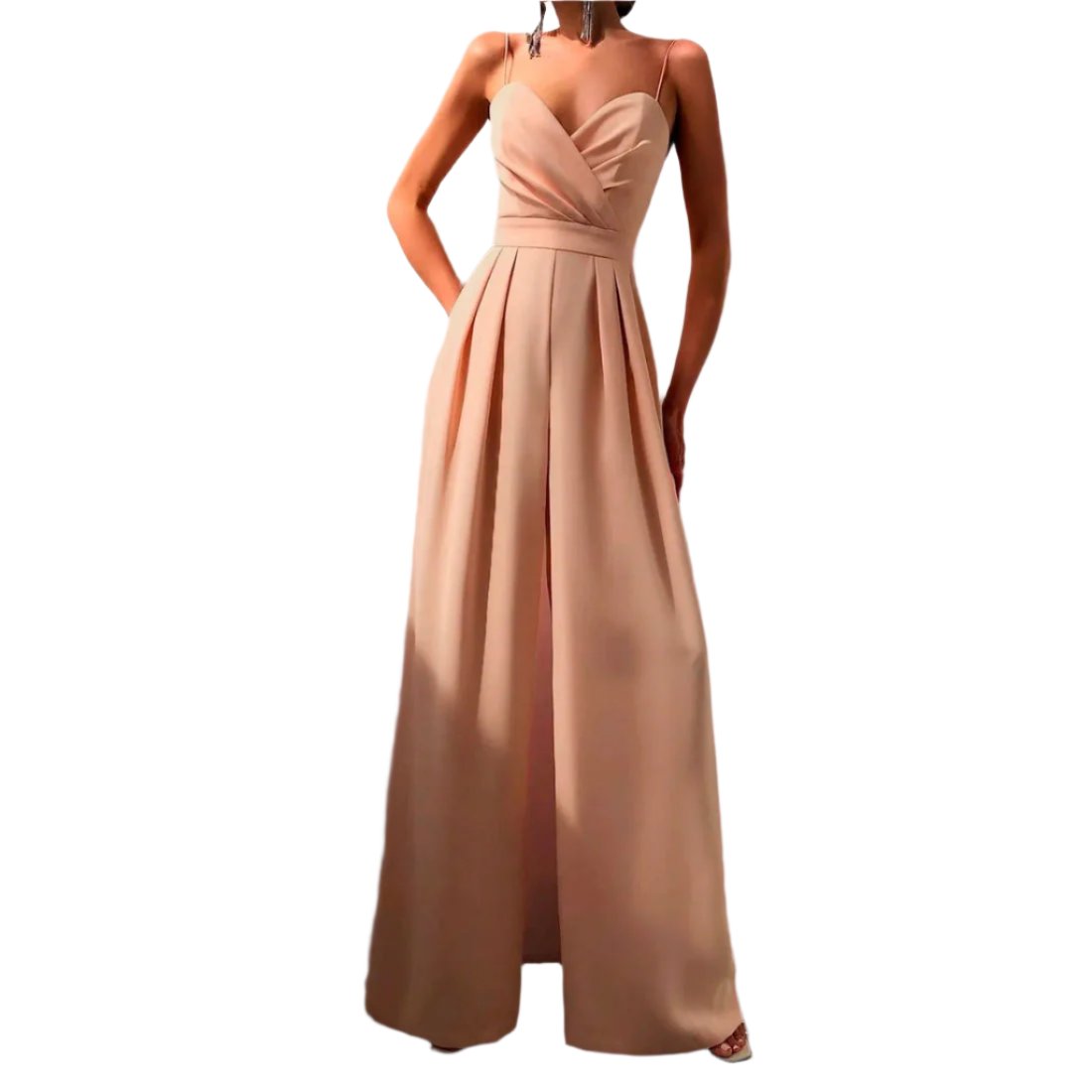 Effortless Elegance Jumpsuit™ — Flattering Waist, Flowing Comfort