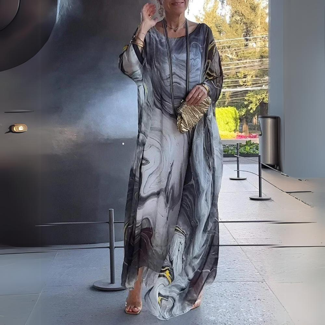 Arlenza Luxe Chiffon Dress™ — Graceful Flow Meets Timeless Glow