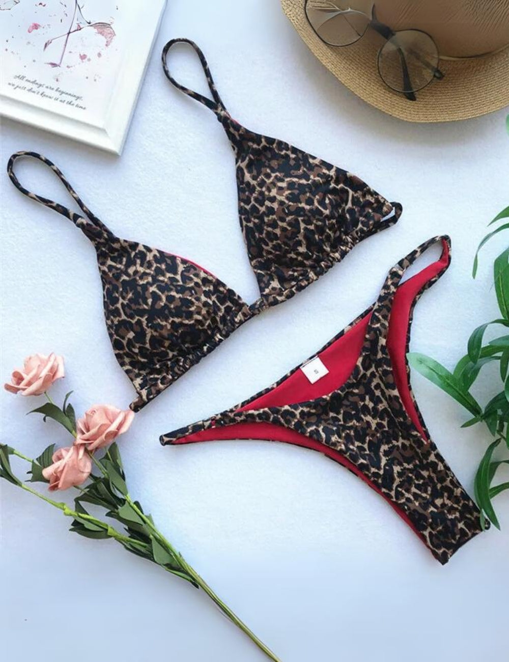 SolvaneWild™ Leopard Print Bikini — Sculpted Fit, Fearless Style