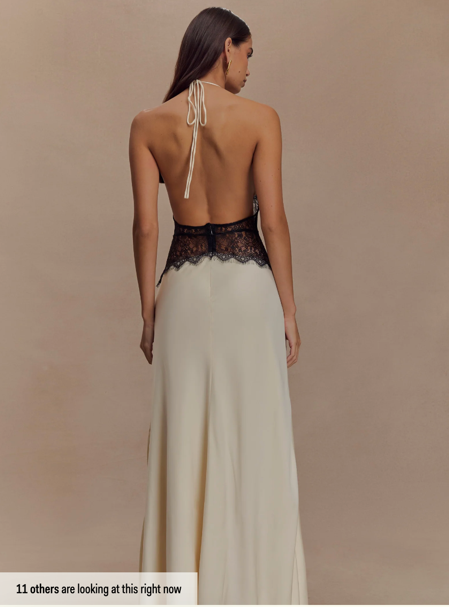 AvaireSilk™ Lace Satin Dress — Flawless Elegance with Effortless Grace