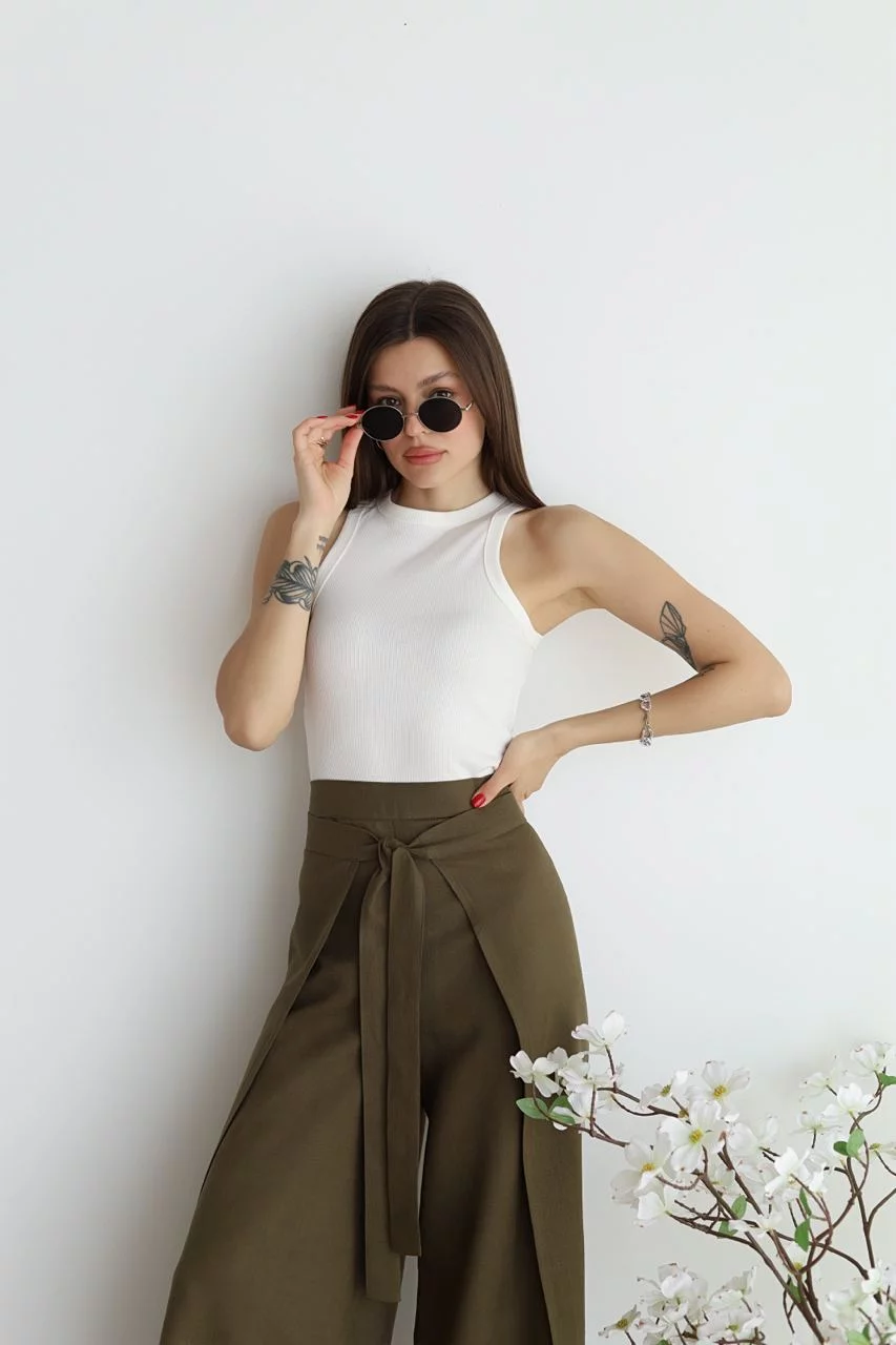 VeloraEase™ Linen Pants — Sculpted Waist, Effortless Flow