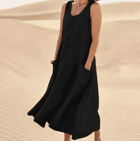 AlaraFlow™ Dress — Breathable Ease, All-Day Chic