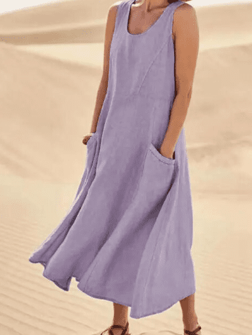 AlaraFlow™ Dress — Breathable Ease, All-Day Chic