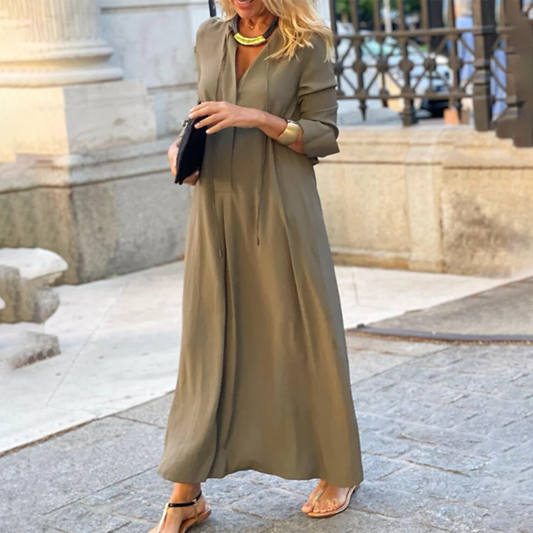 Effortless Elegance Dress™ — Flattering Comfort for Warm Days