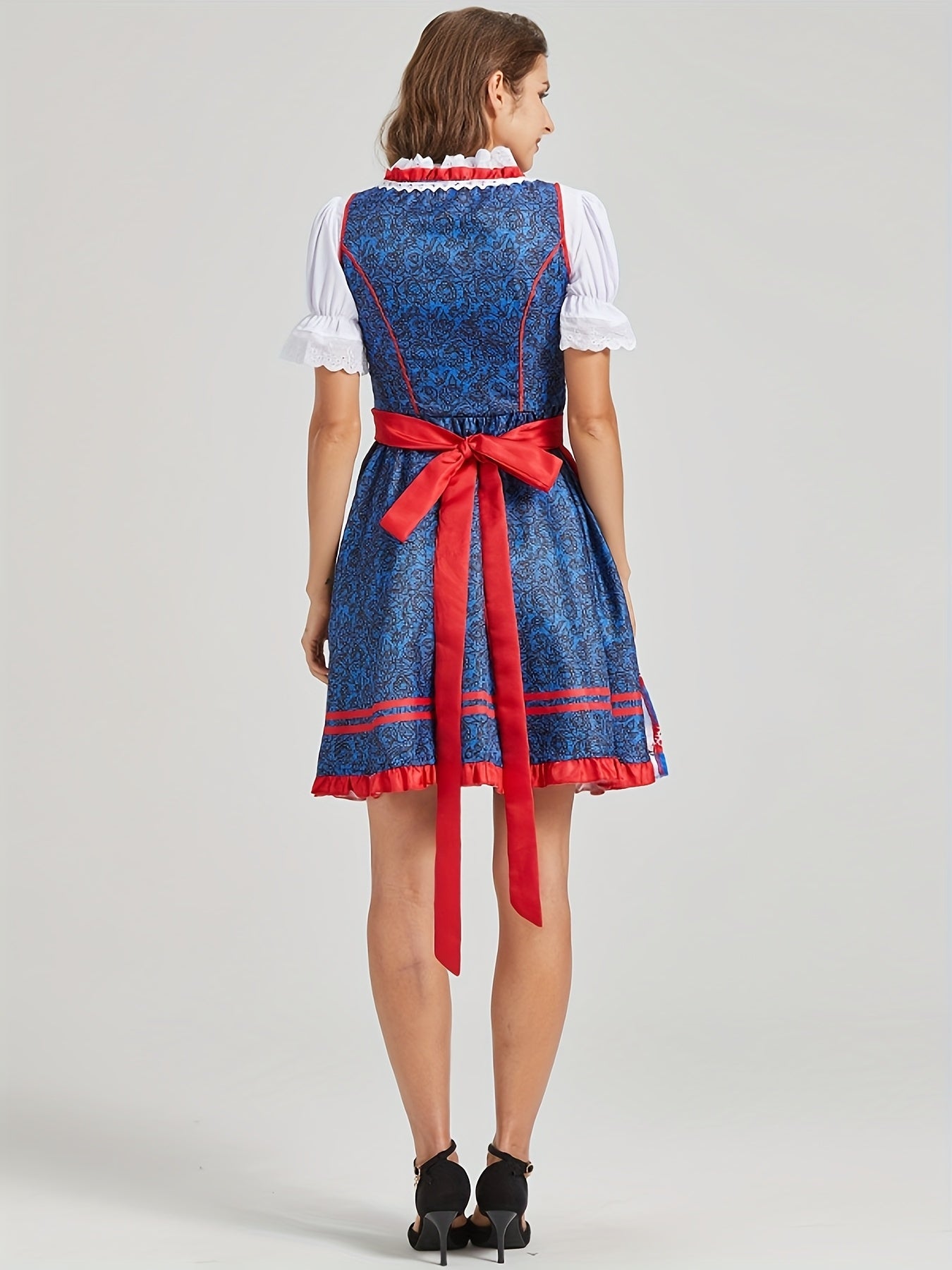 VivaLuxeDirndl – Authentic Bavarian Festival Dress with Knee-Length Flare