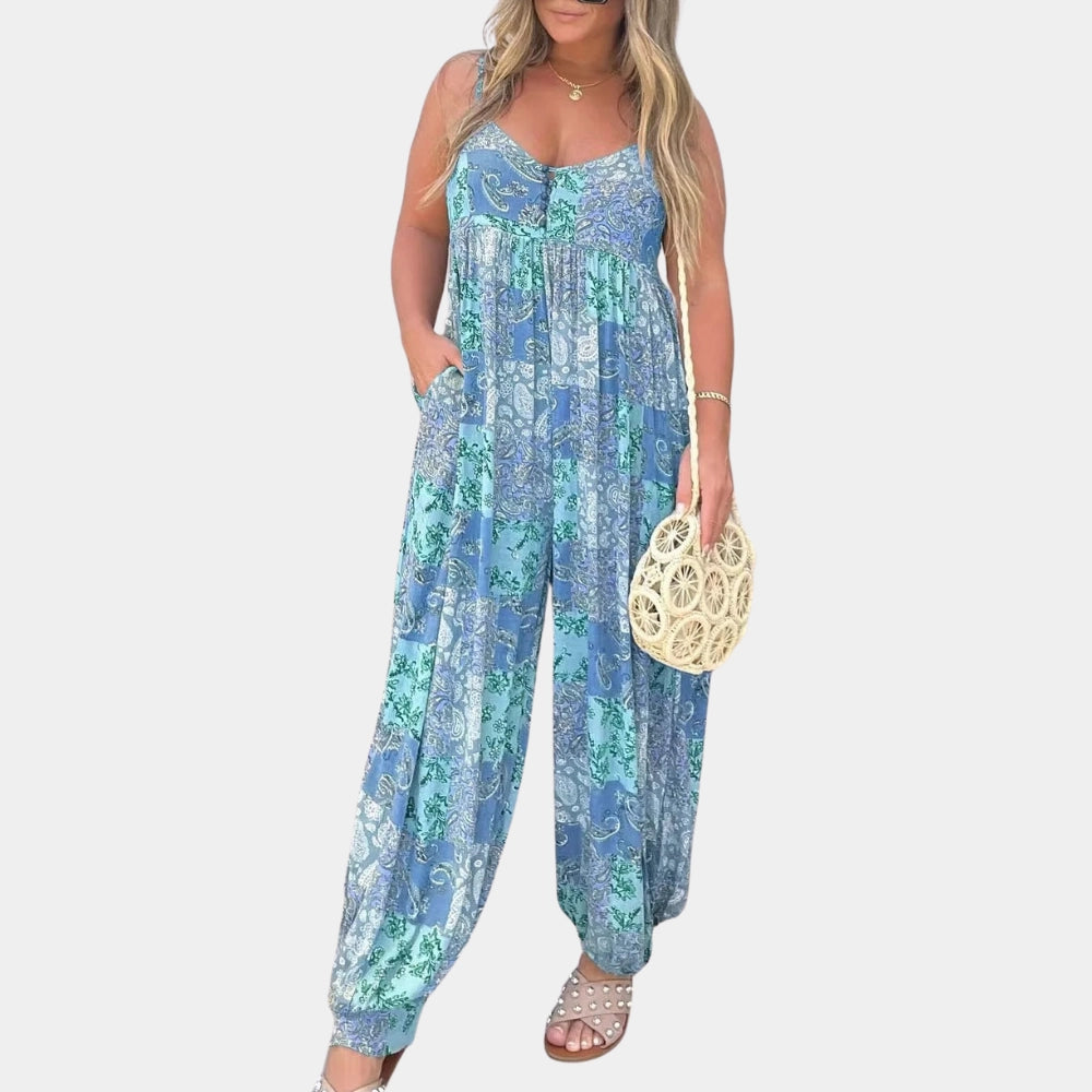 Caitlin™ — Lightweight Floral Elegance with Pockets
