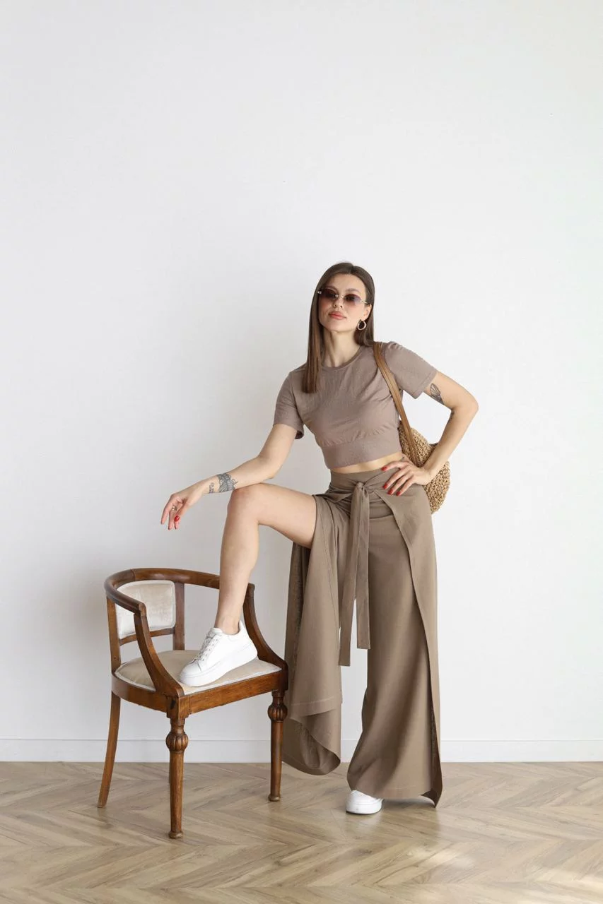 VeloraEase™ Linen Pants — Sculpted Waist, Effortless Flow