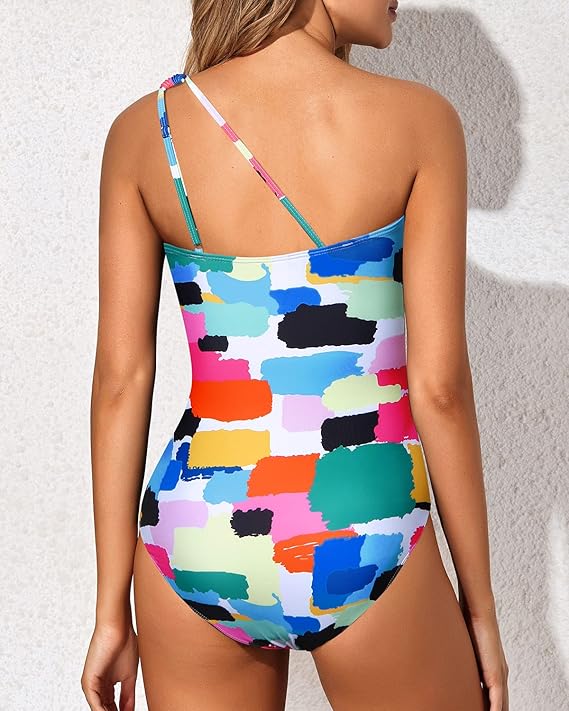 VeroLuce Asymmetric Swimsuit™ — Sculpted Fit, Effortless Elegance