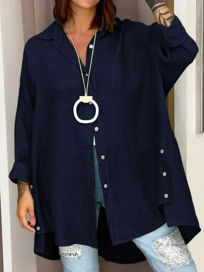CalelaOversized™ Shirt — Breezy Comfort, Timeless Style