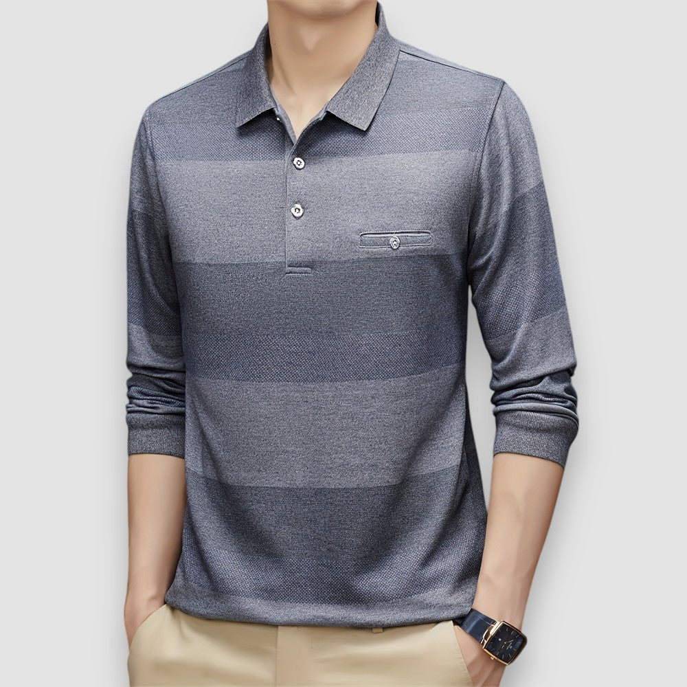 Striped Polo™ — Tailored Comfort Meets Modern Flair