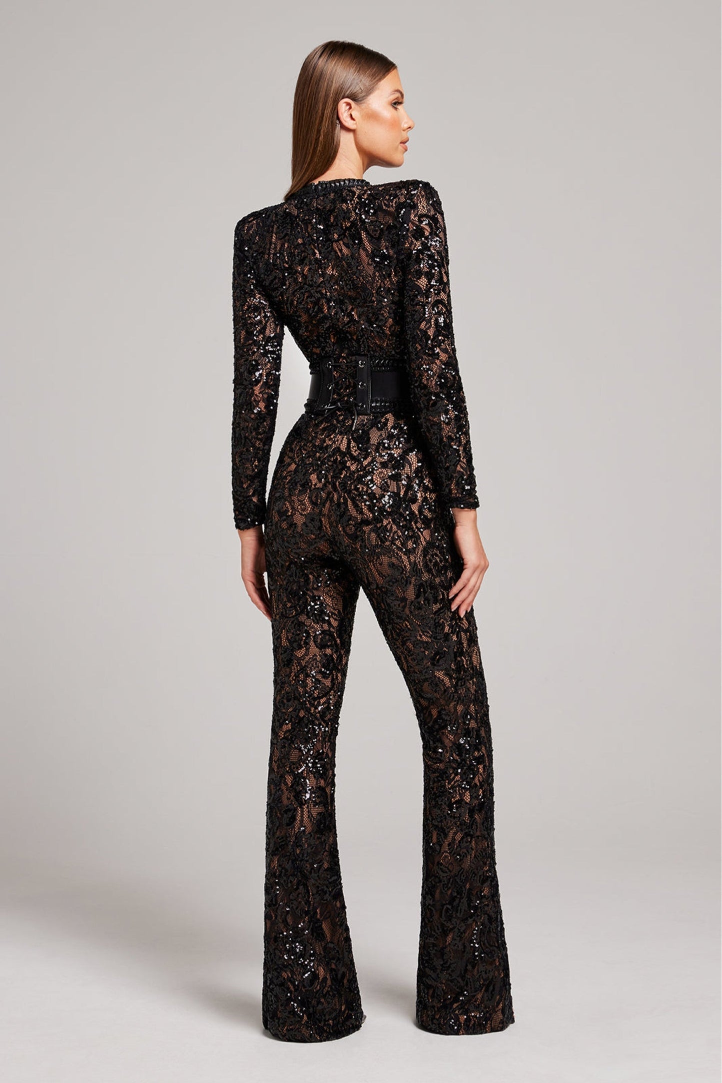 AmeliaLuxe™ Lace Jumpsuit — Elegance That Flatters Every Curve