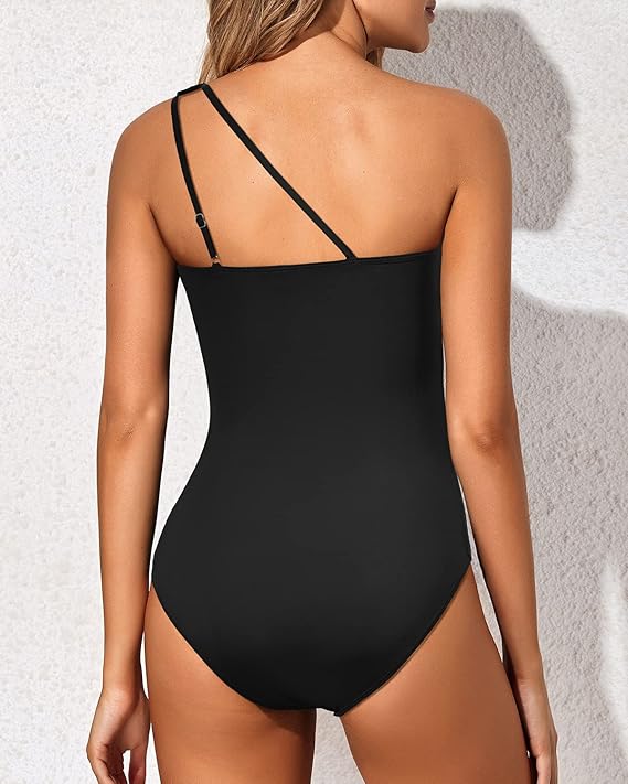 VeroLuce Asymmetric Swimsuit™ — Sculpted Fit, Effortless Elegance