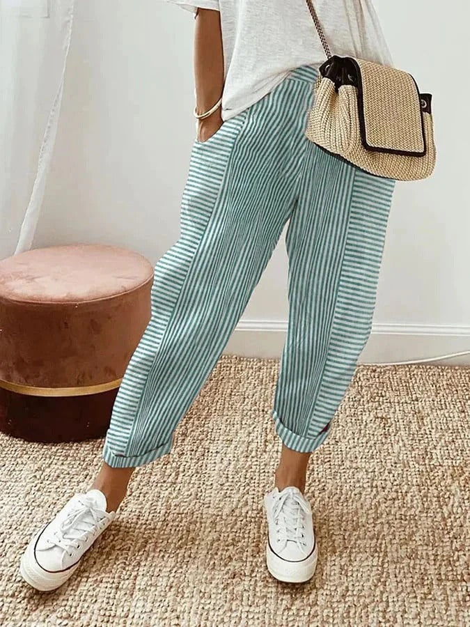 Striped Trousers™ — Flattering Fit, All-Day Comfort