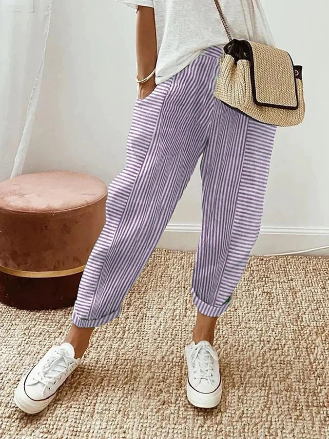 Striped Trousers™ — Flattering Fit, All-Day Comfort