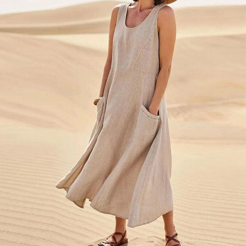 AlaraFlow™ Dress — Breathable Ease, All-Day Chic