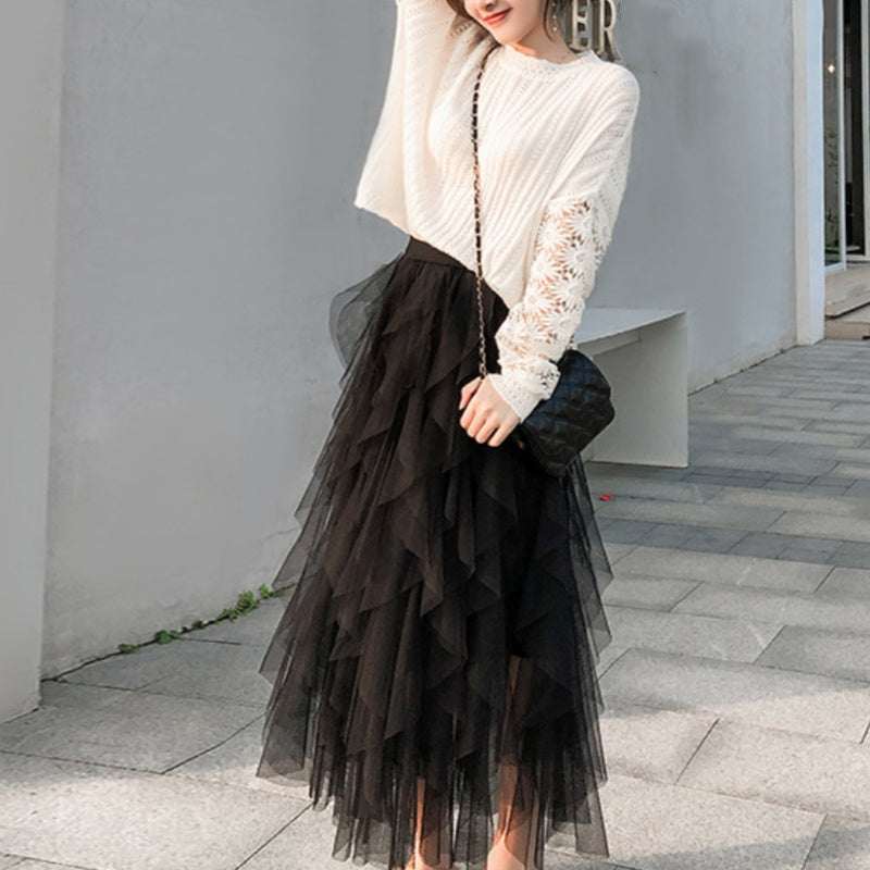 VelonaLayer™ Skirt — Light Layers, Effortless Elegance