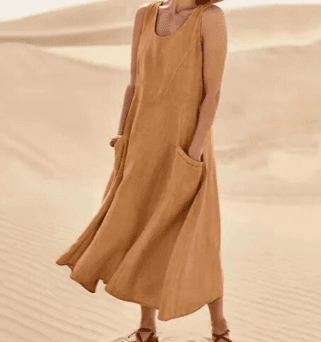 AlaraFlow™ Dress — Breathable Ease, All-Day Chic