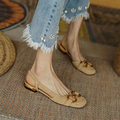 Slingback Flats by LioraLine™ — Effortless Comfort, Timeless Elegance