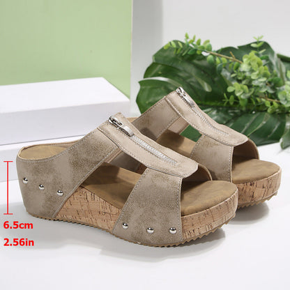 LioraStep™ — Vintage Wedges with All-Day Comfort