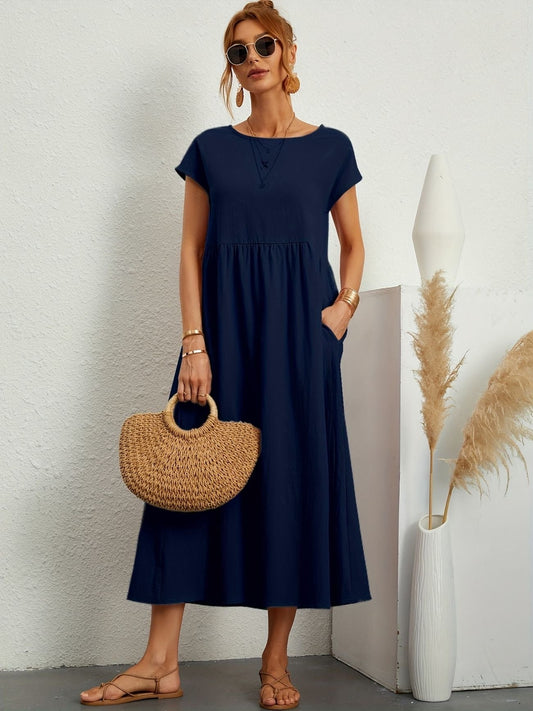 VeloraEase™ Dress — Effortless Comfort, Flattering Silhouette