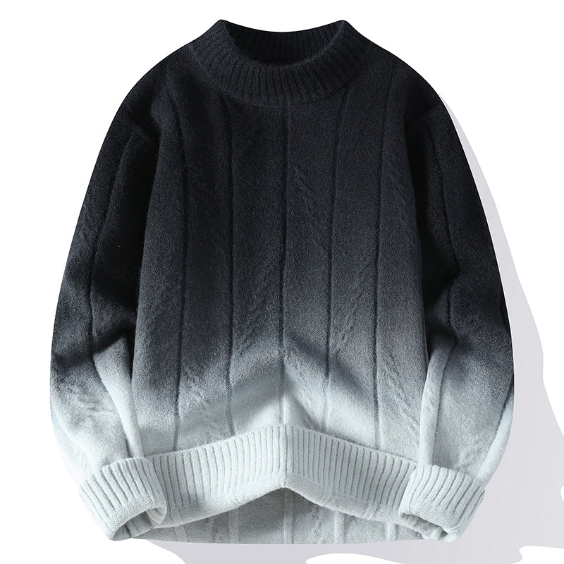 Gradient Knit Sweater™ — Cozy Fit with Chic Ombre Flair