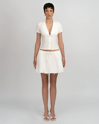 Amorelle™ Blouse — Light Silky Fabric, Flattering Fit