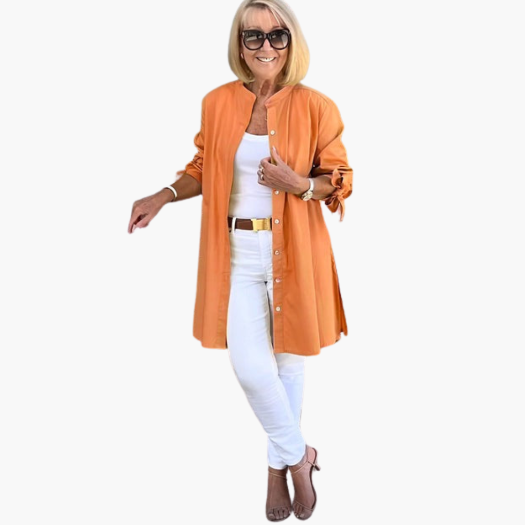 Lightweight Long Coat™ — Breezy Elegance, Anywhere-Ready