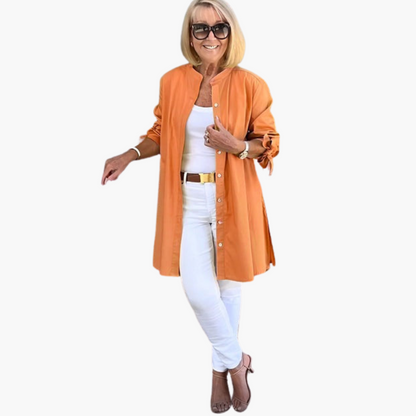 Lightweight Long Coat™ — Breezy Elegance, Anywhere-Ready