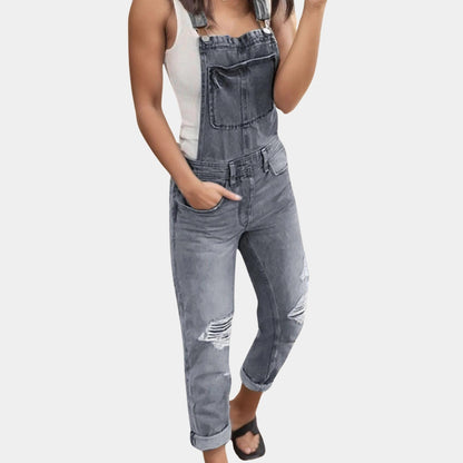 Liora Denim Jumpsuit™ — Flattering Fit Meets Timeless Edge