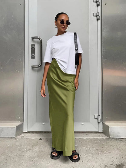 Arabelé Luxe Maxi Skirt™ — Flowing Elegance, All-Day Comfort