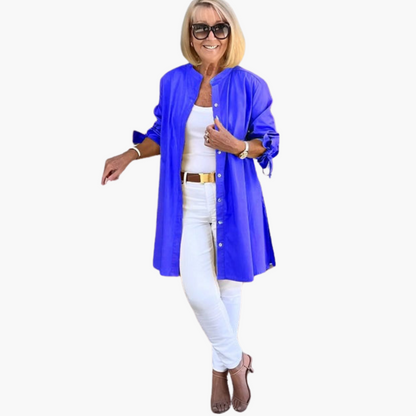 Lightweight Long Coat™ — Breezy Elegance, Anywhere-Ready