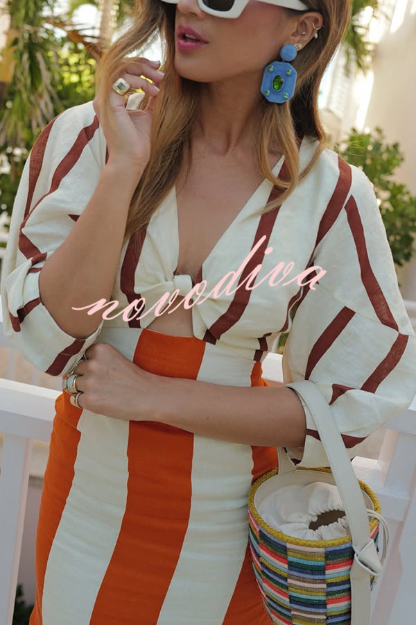 Linen Midi Dress™ — Breezy Elegance Meets Effortless Style