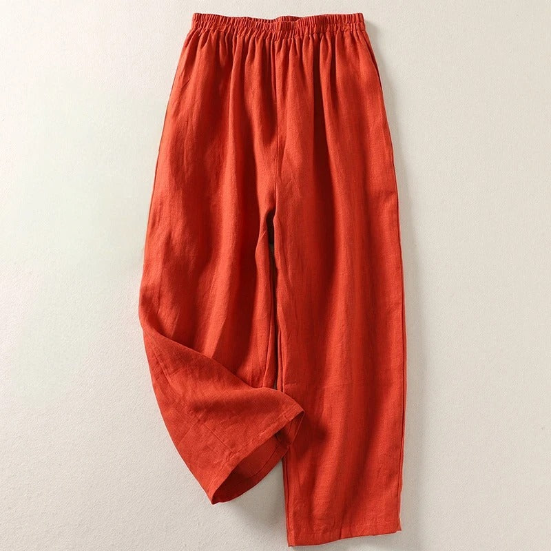 Solenne Linen Pants™ — Effortless Cool, Refined Comfort