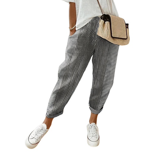 Striped Track Pants™ — Relaxed Fit, Effortless Style