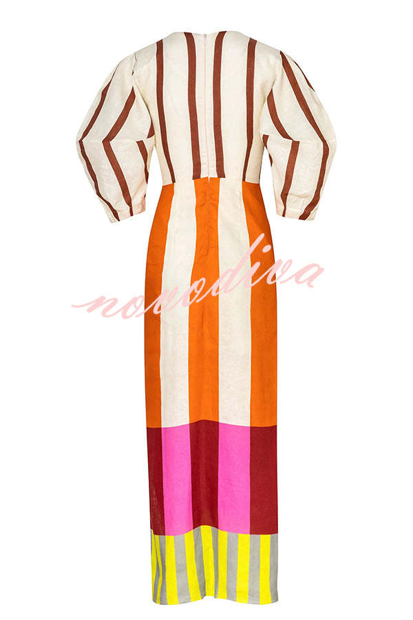 Linen Midi Dress™ — Breezy Elegance Meets Effortless Style