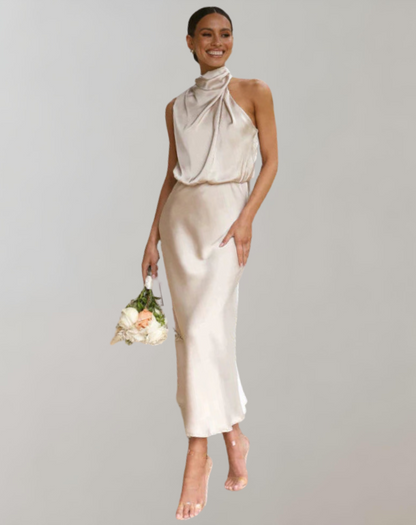 LioraLuxe™ Shimmer Maxi Dress — Glow with Timeless Elegance