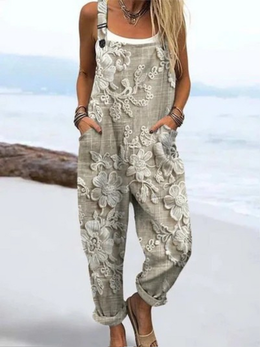 Wide-Leg Jumpsuit™ — Breezy Comfort Meets Vintage Flair