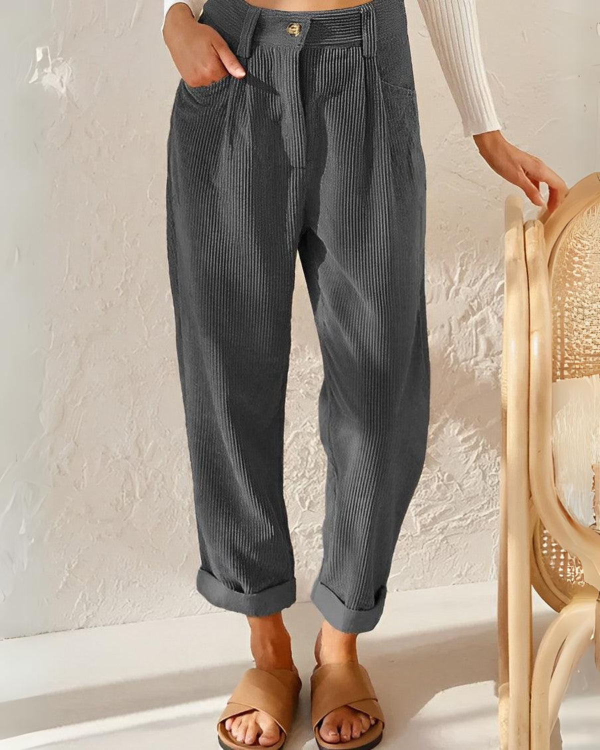 High-Waisted Trousers™ — Sleek Fit, Effortless Style