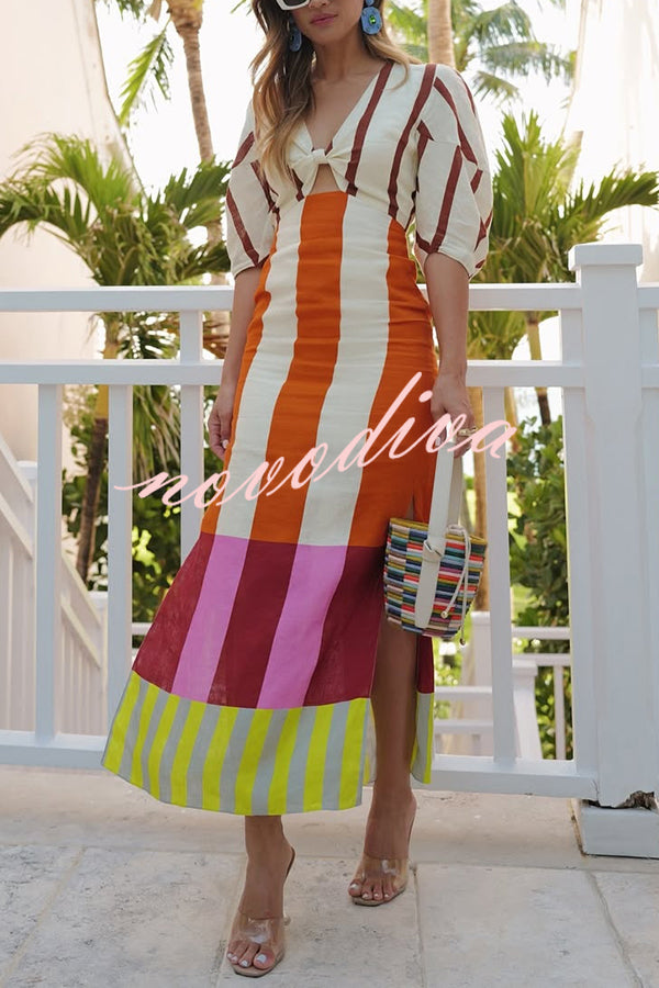 Linen Midi Dress™ — Breezy Elegance Meets Effortless Style